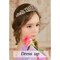 Crystal Crown Headband for Girls, Rapunzel Kids Hair Accessories with Princess Tiara and Crowns